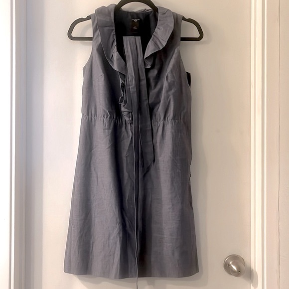 Ann Taylor Ruffle Sheath Dress with Belt - Picture 6 of 13